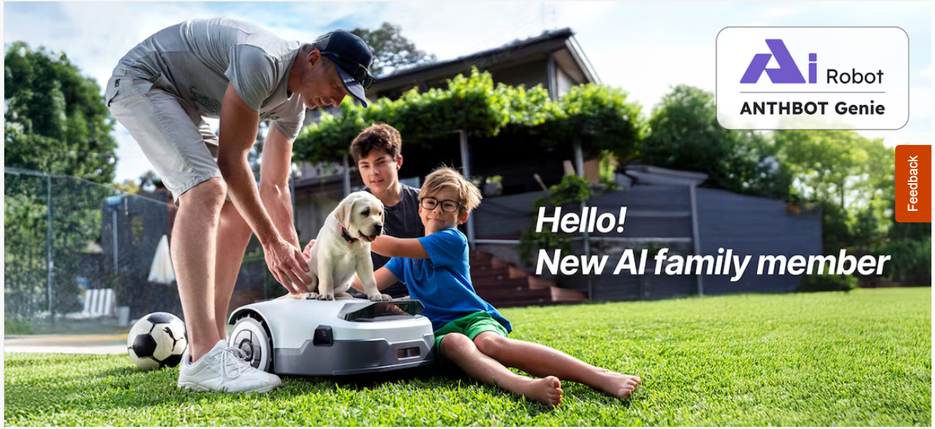 Smart Bot for the Easy Life: ANTHBOT Introduces Genie, Ushering in New Era of Effortless Lawn Care