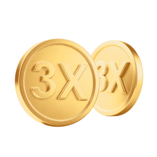 3X Reward Points