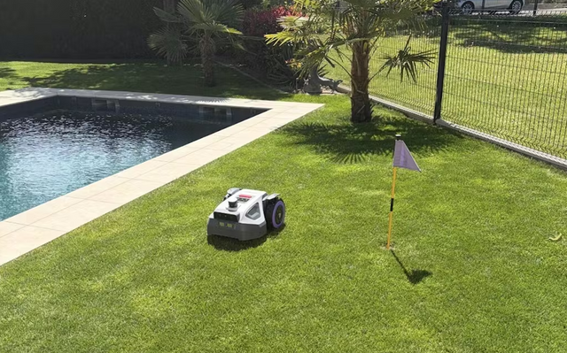 Clean Sheet Season robot mower scene