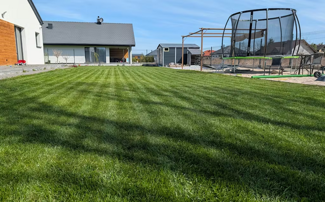Clean Sheet Season robot mower scene