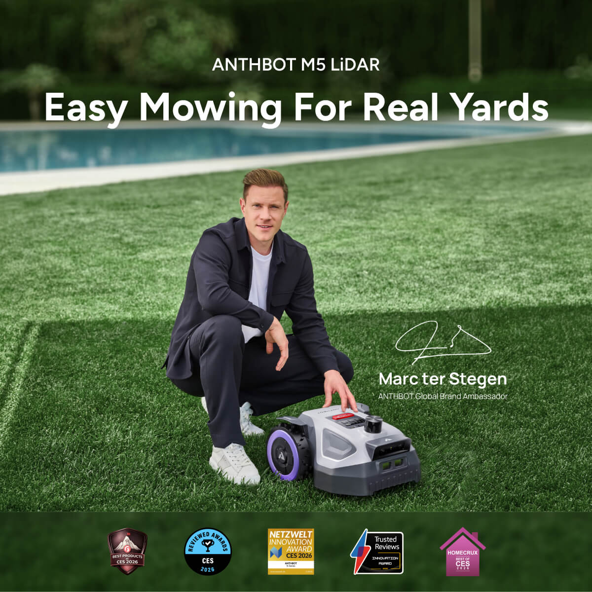 ANTHBOT M5 LiDAR Robot Lawn Mower | ANTHBOT US
